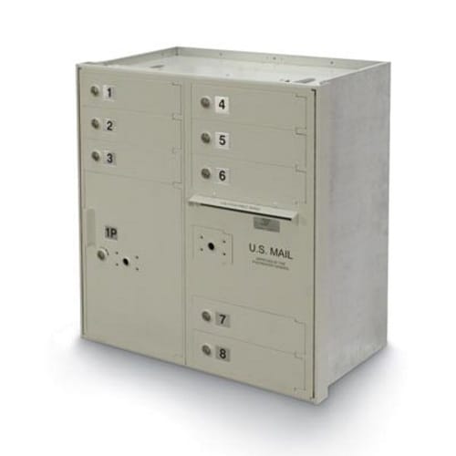8-Door 4C High Security Horizontal Mailbox
